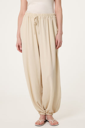 Harem Elastic Waist Trousers