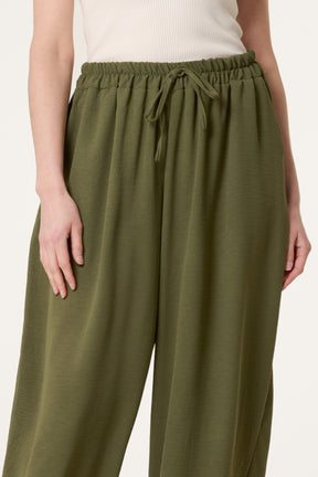 Harem Elastic Waist Trousers