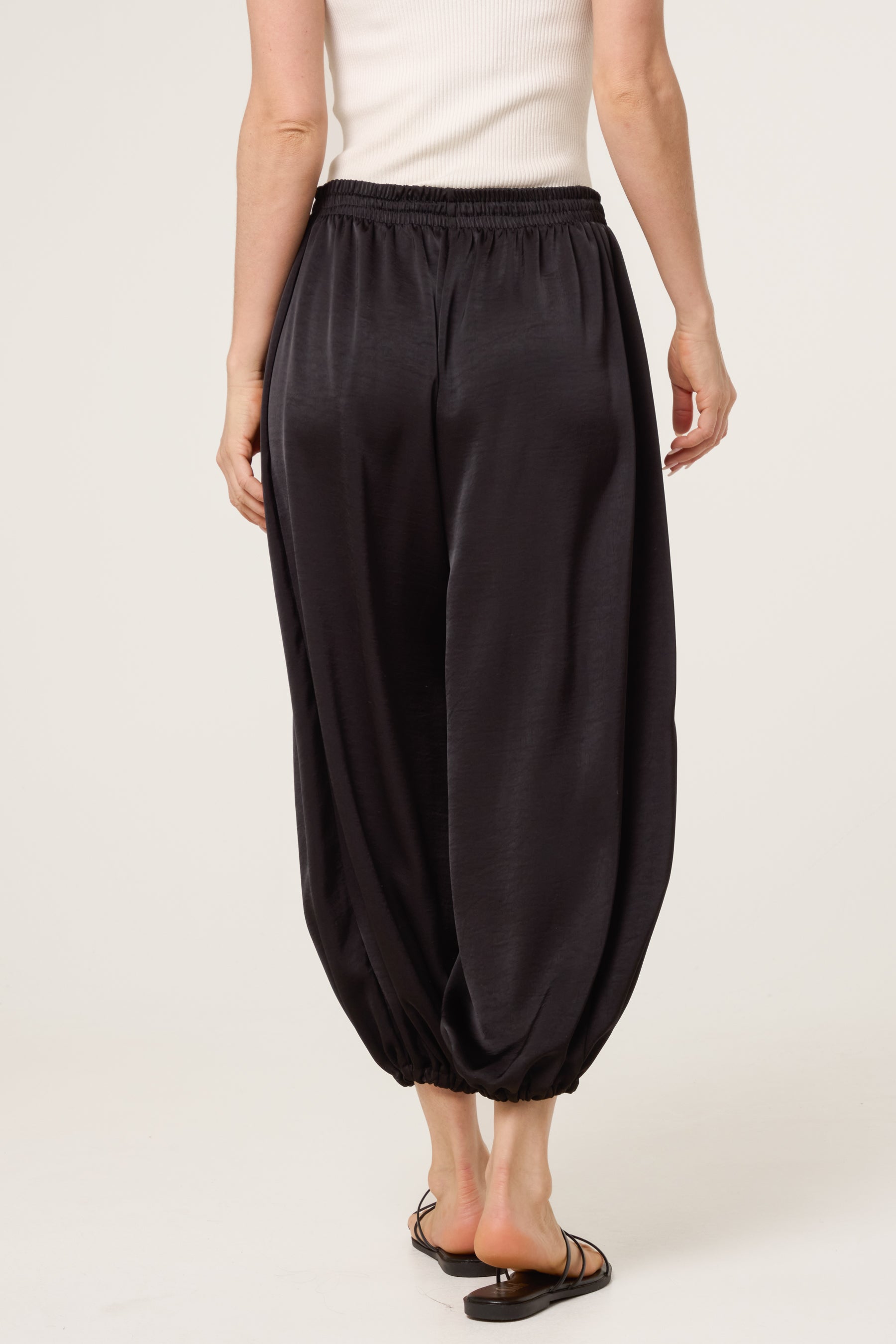 Satin Harem Trousers
