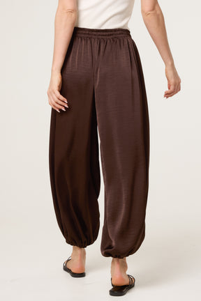 Satin Harem Trousers