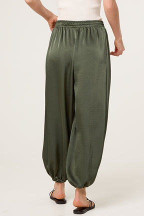 Satin Harem Trousers