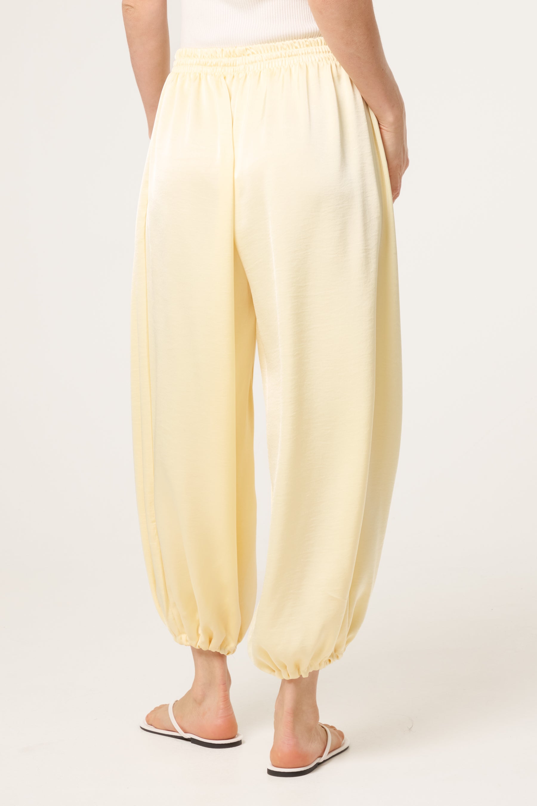 Satin Harem Trousers