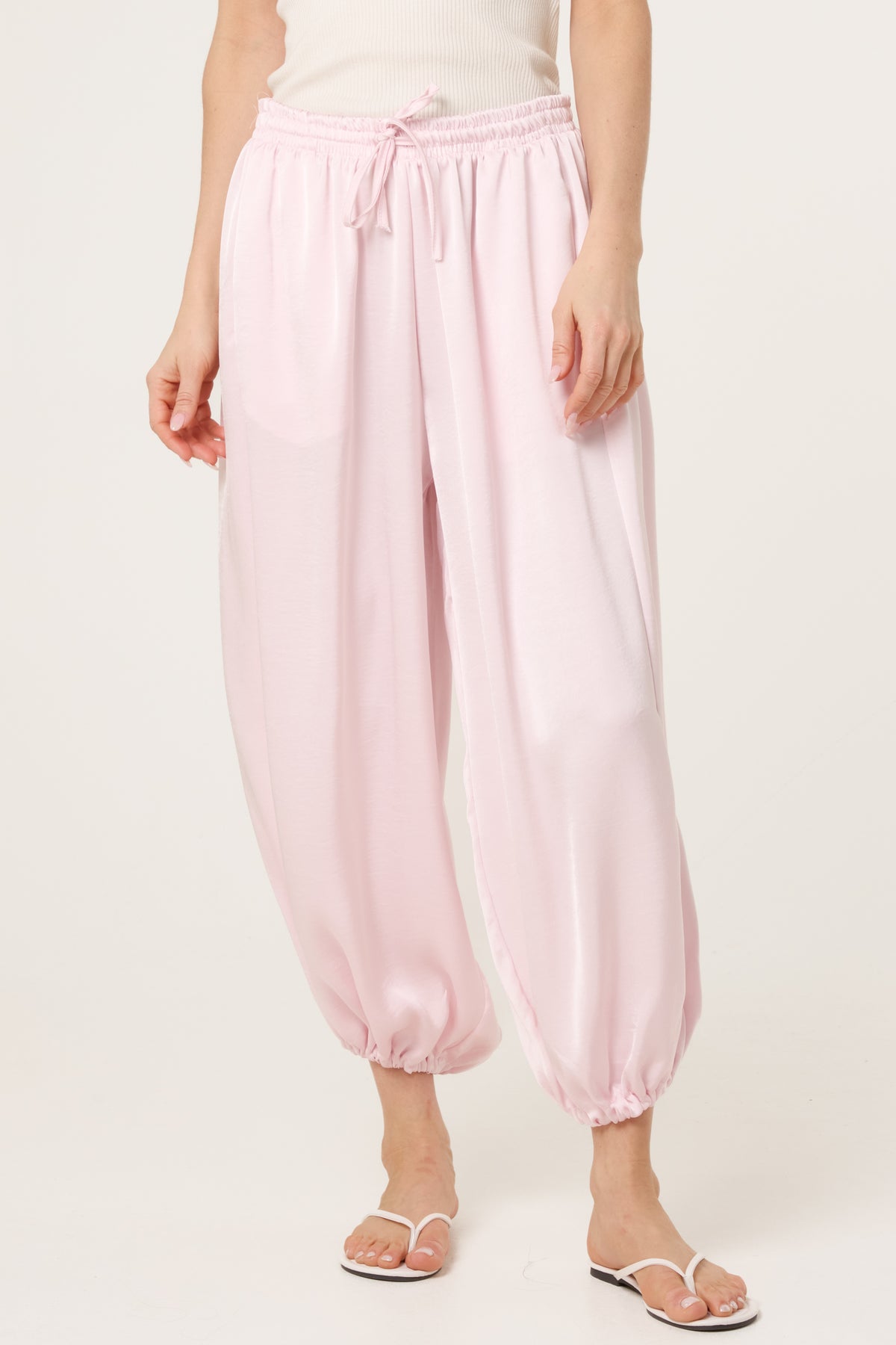 Satin Harem Trousers