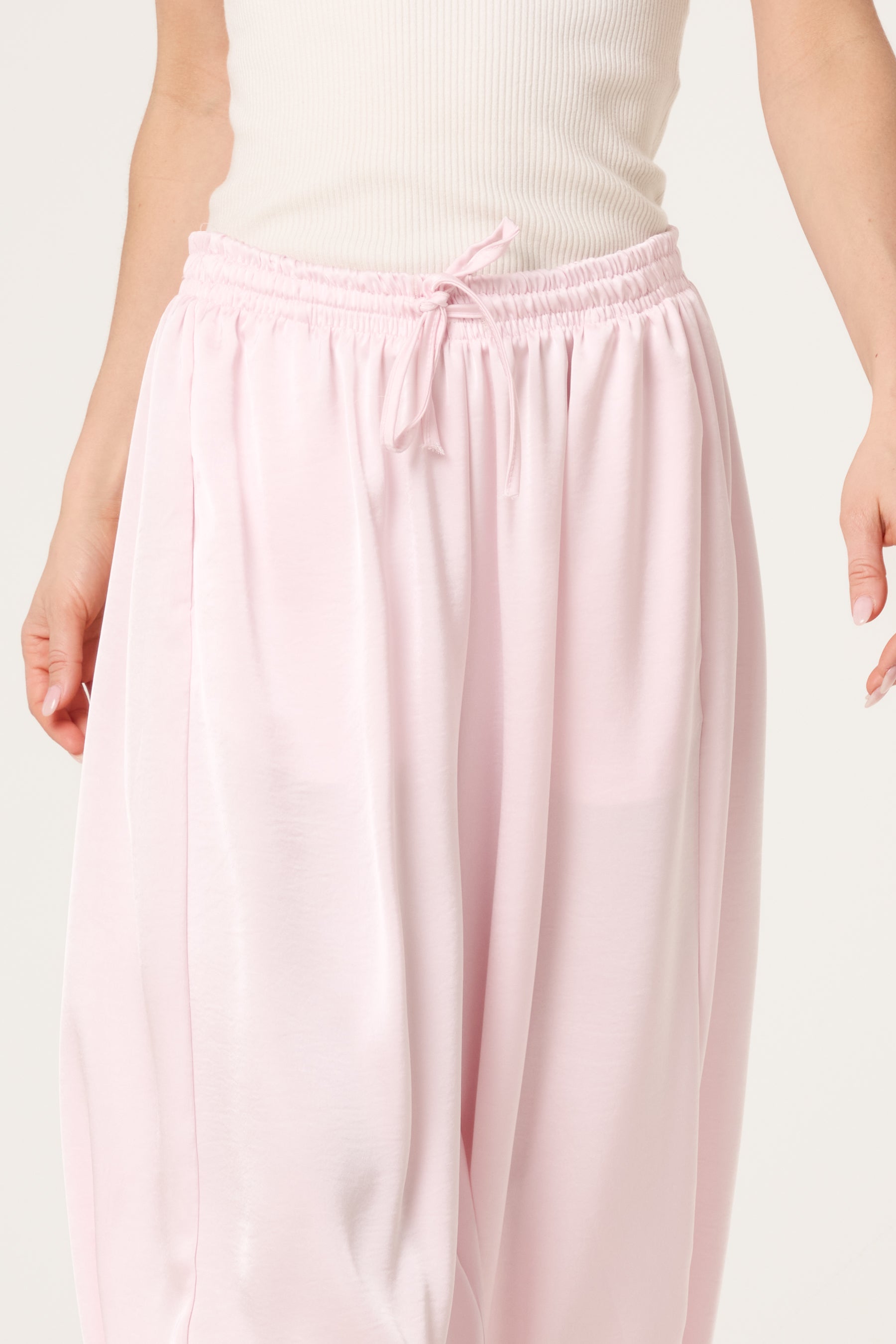 Satin Harem Trousers
