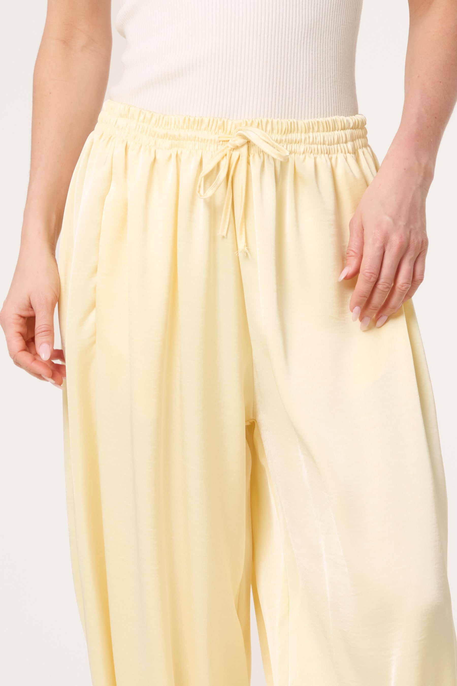 Satin Harem Trousers