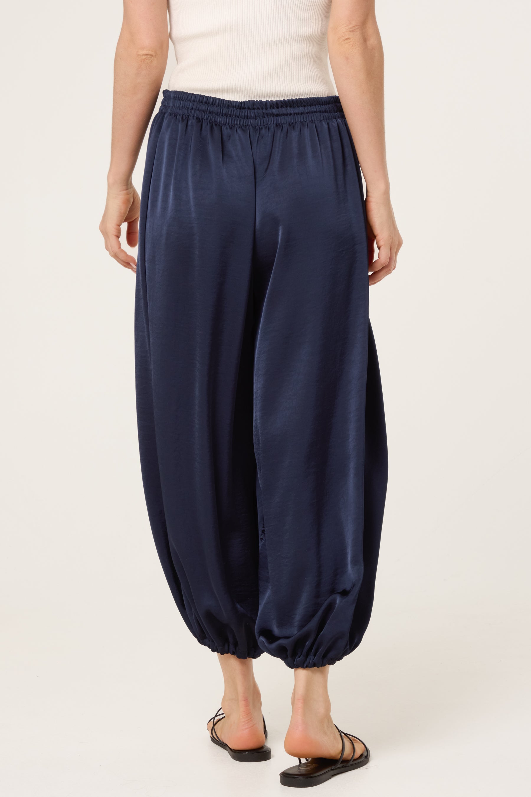 Satin Harem Trousers