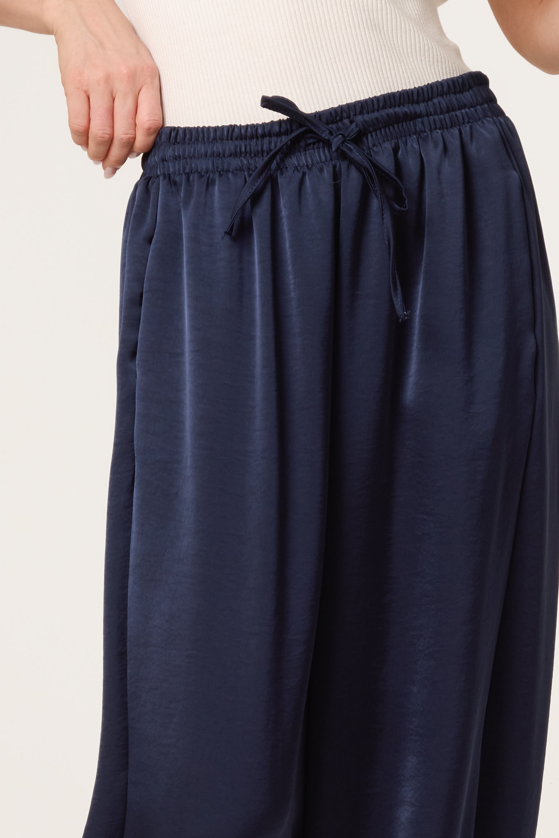 Satin Harem Trousers