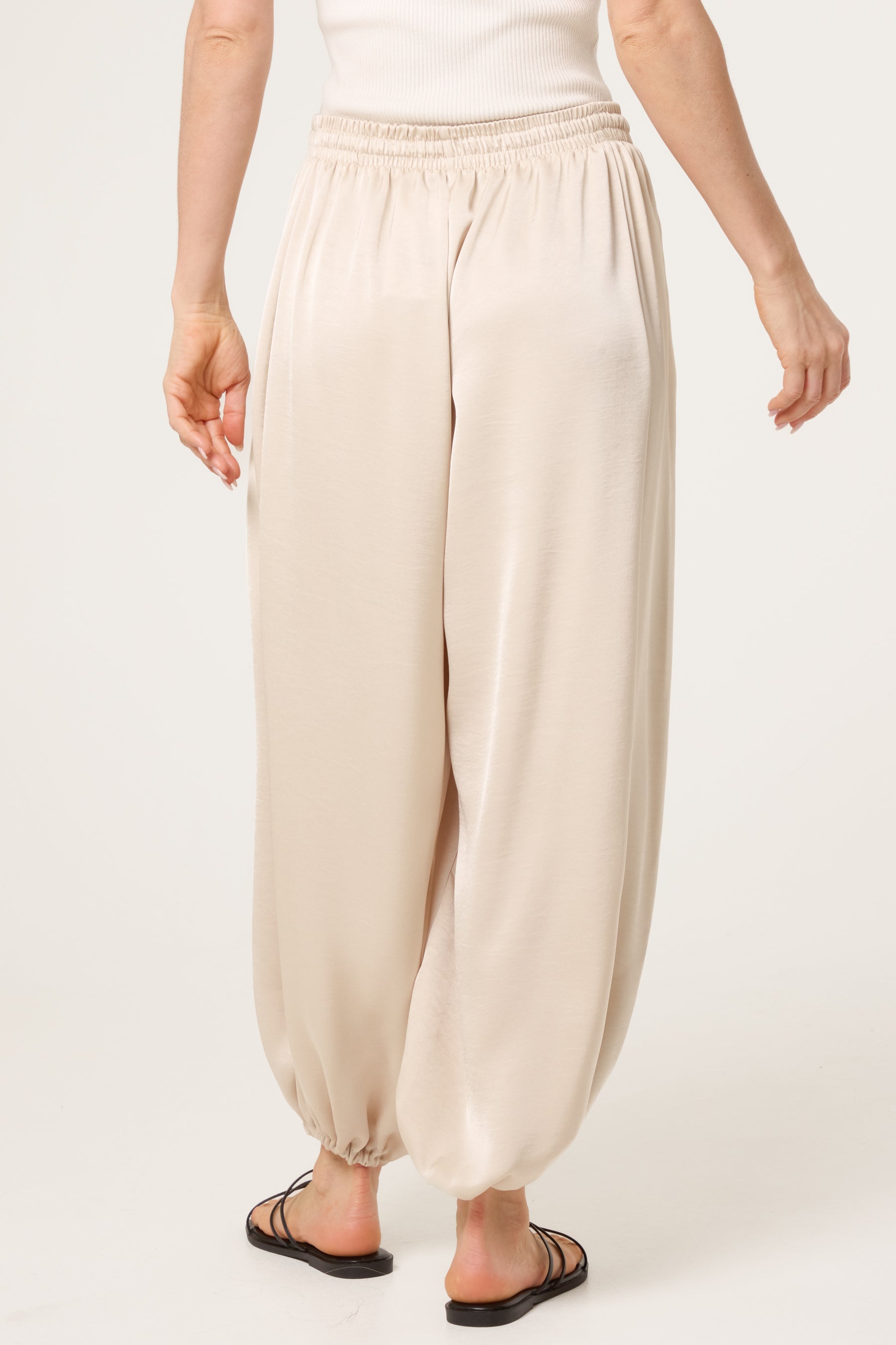 Satin Harem Trousers