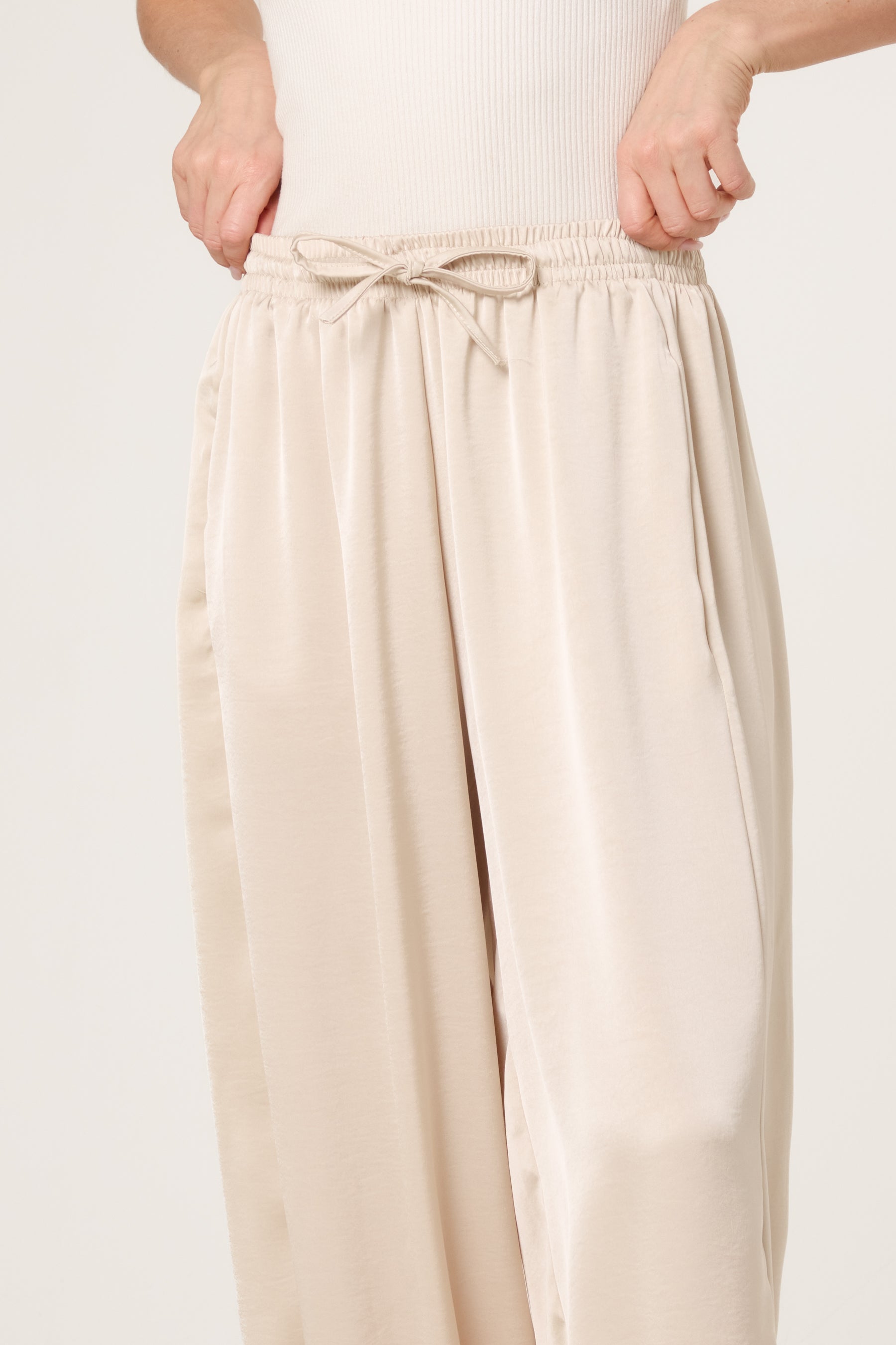 Satin Harem Trousers