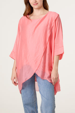 Crossover Front Tunic Top