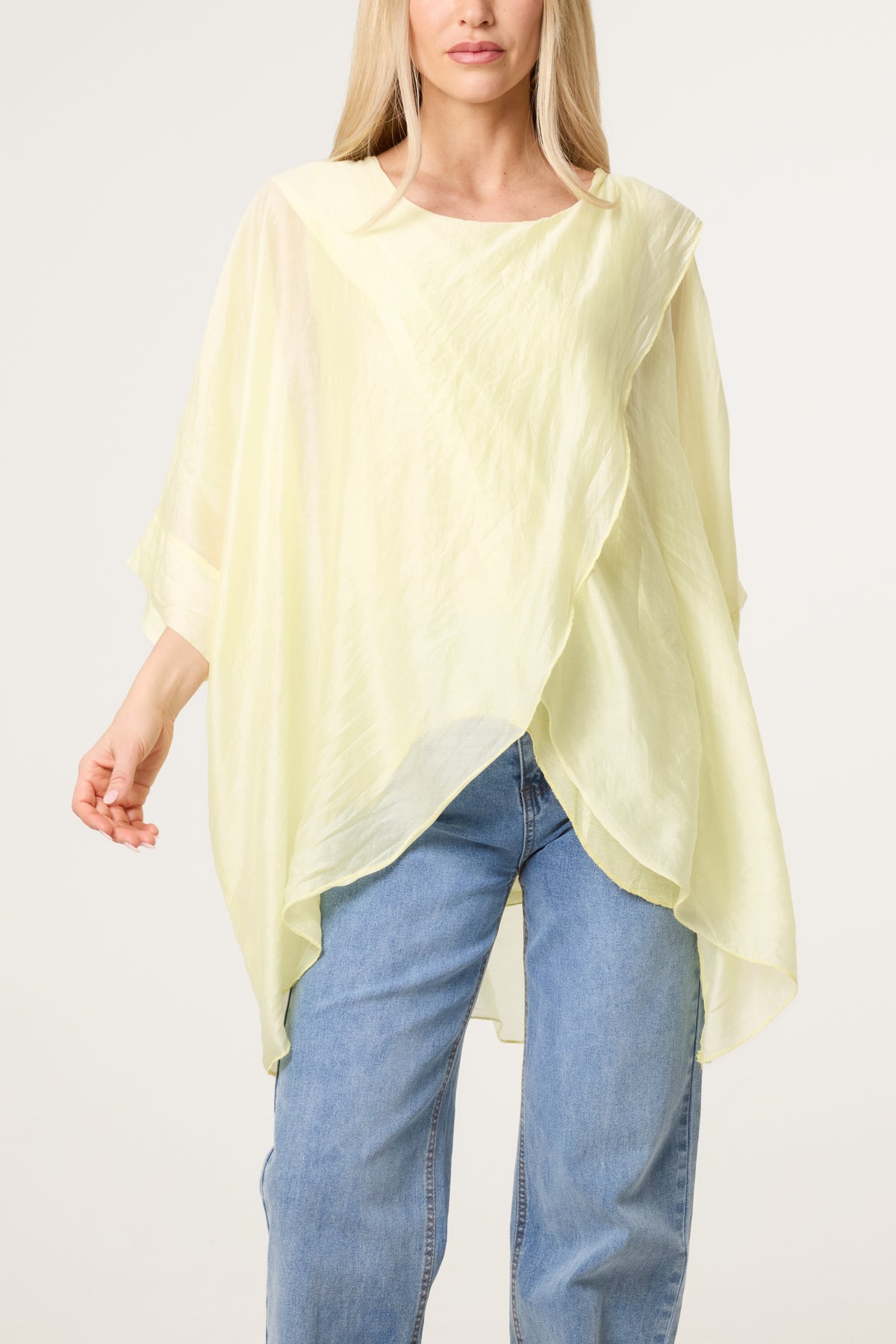 Crossover Front Tunic Top