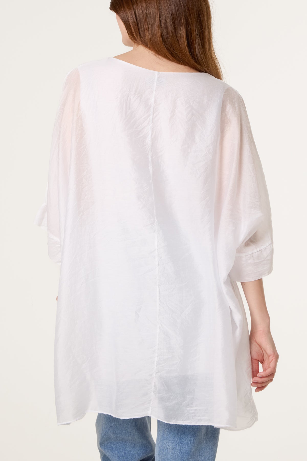 Crossover Front Tunic Top