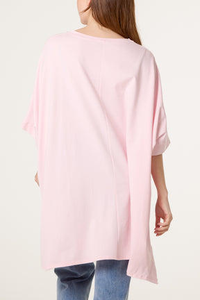 "Paris Bonjour" Oversized T-Shirt