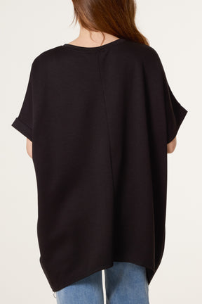 Soft Touch Side Zip Sweat Top