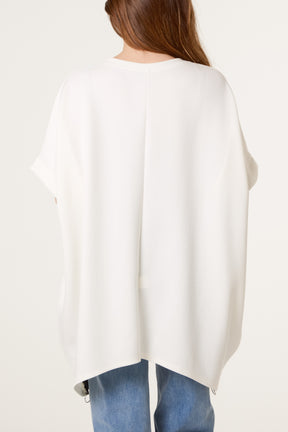 Soft Touch Side Zip Sweat Top