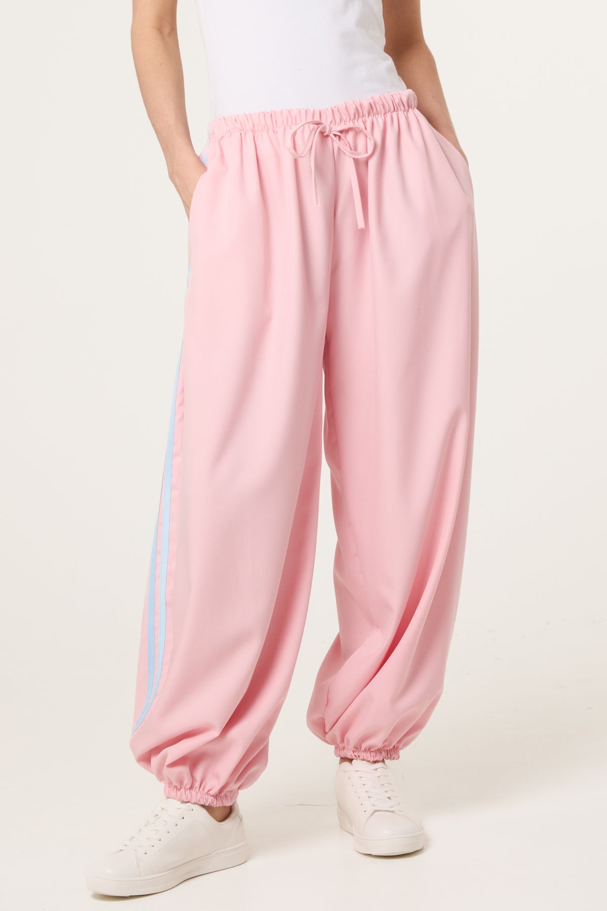 Side Stripe Cuffed Joggers