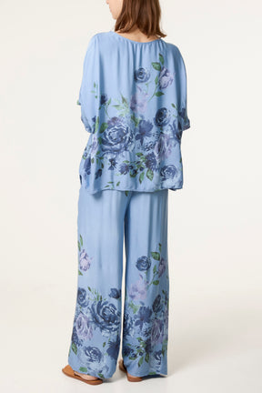 Roses Print Soft Touch Co-Ord Set