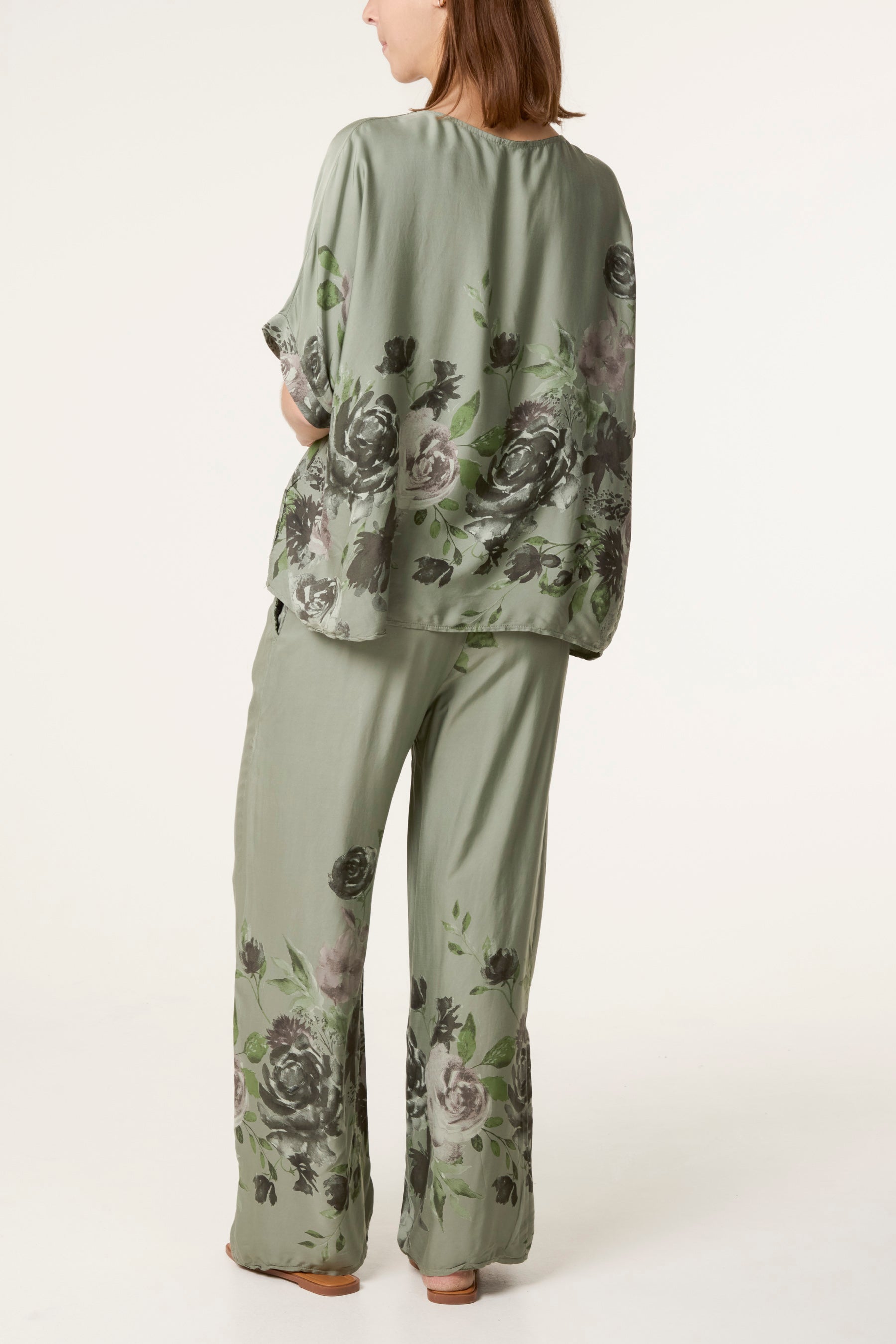 Roses Print Soft Touch Co-Ord Set