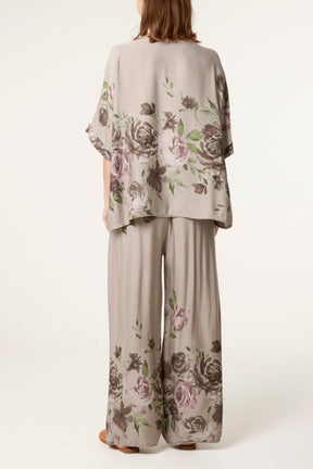 Roses Print Soft Touch Co-Ord Set