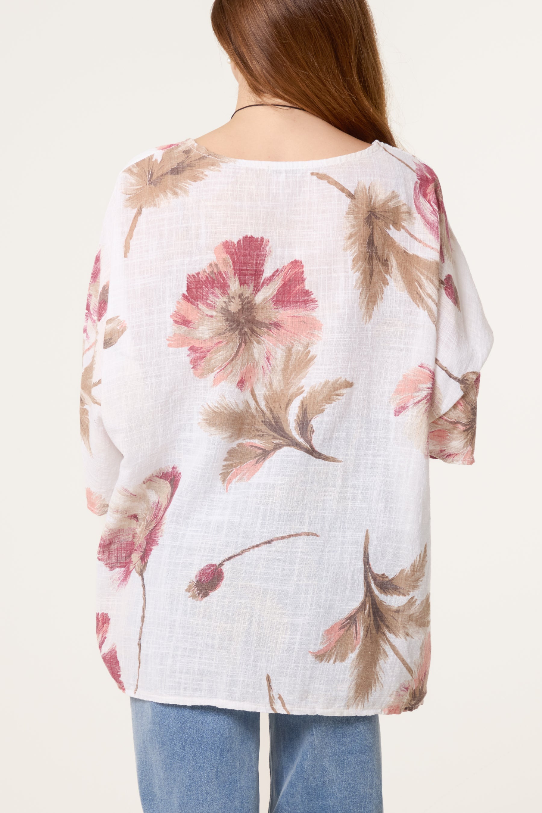 Floral Print Necklace Top