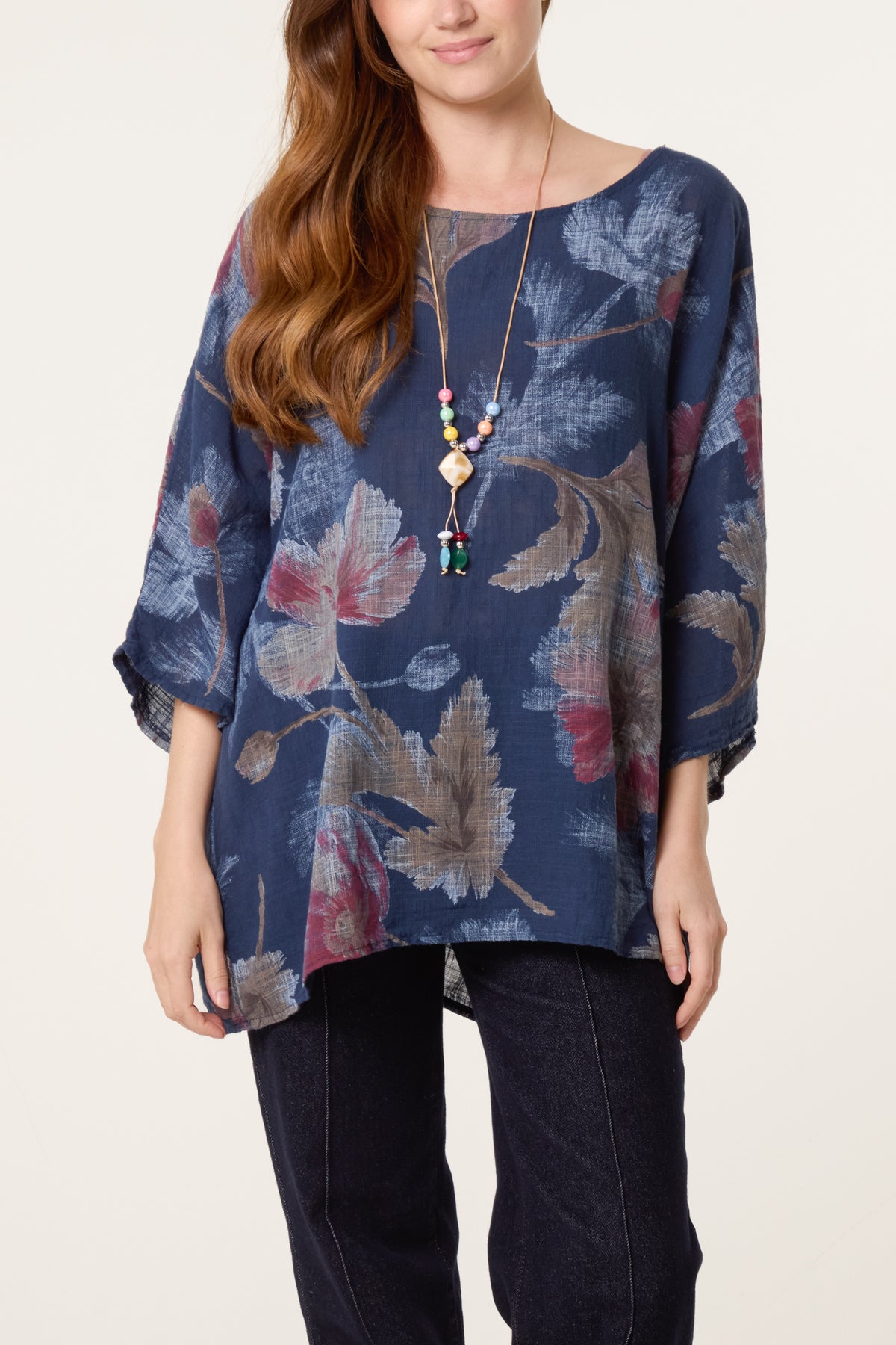Floral Print Necklace Top