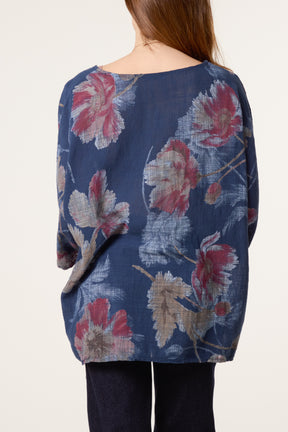Floral Print Necklace Top