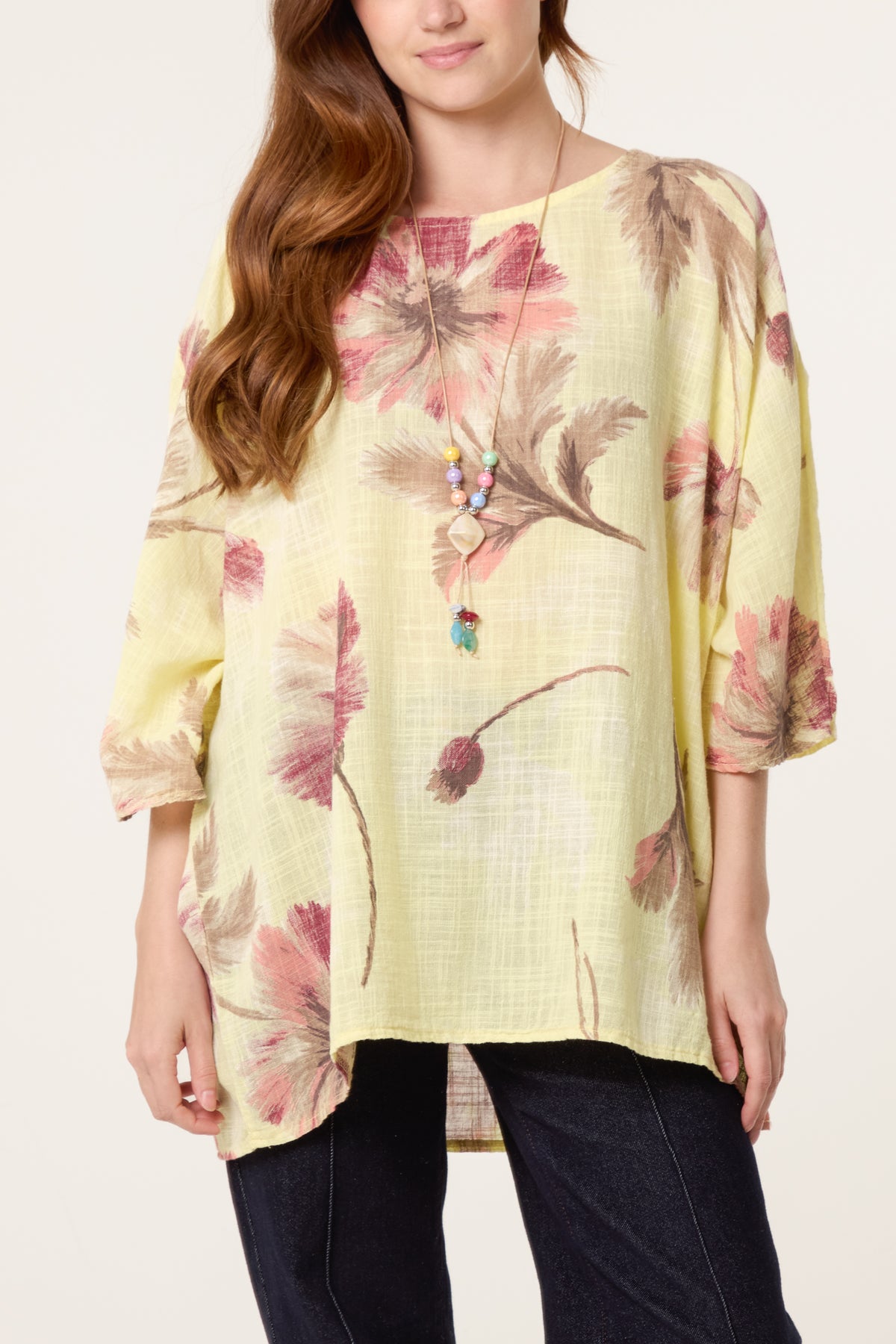 Floral Print Necklace Top