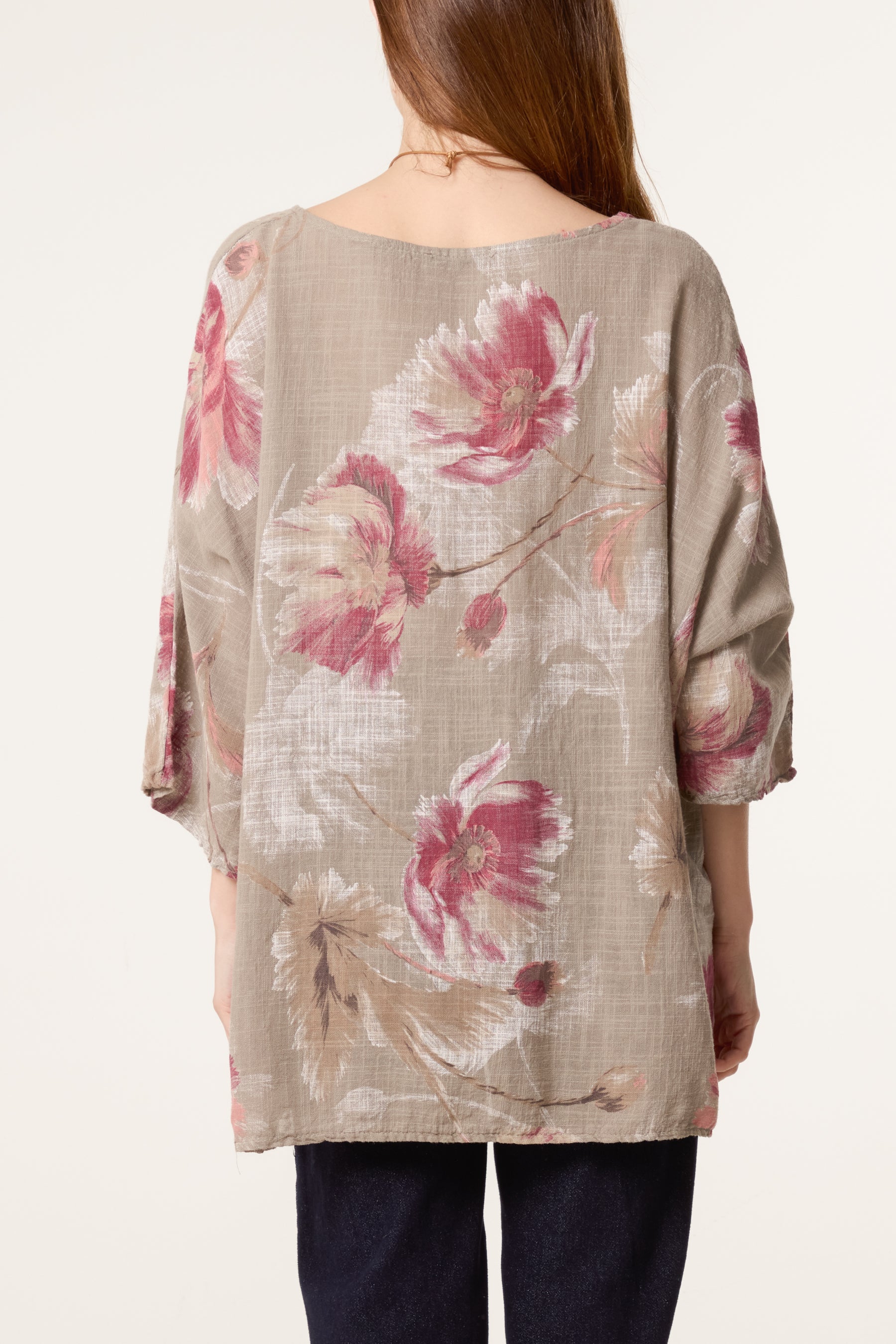 Floral Print Necklace Top