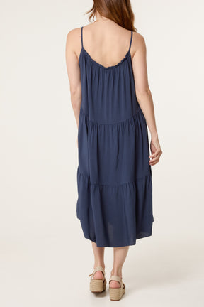 Tiered Cami Midi Dress