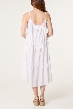 Tiered Cami Midi Dress