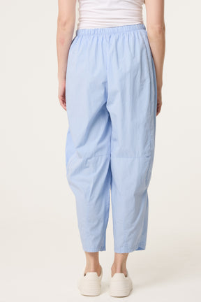 Elasticated Wide Leg 3/4 Length Trousers