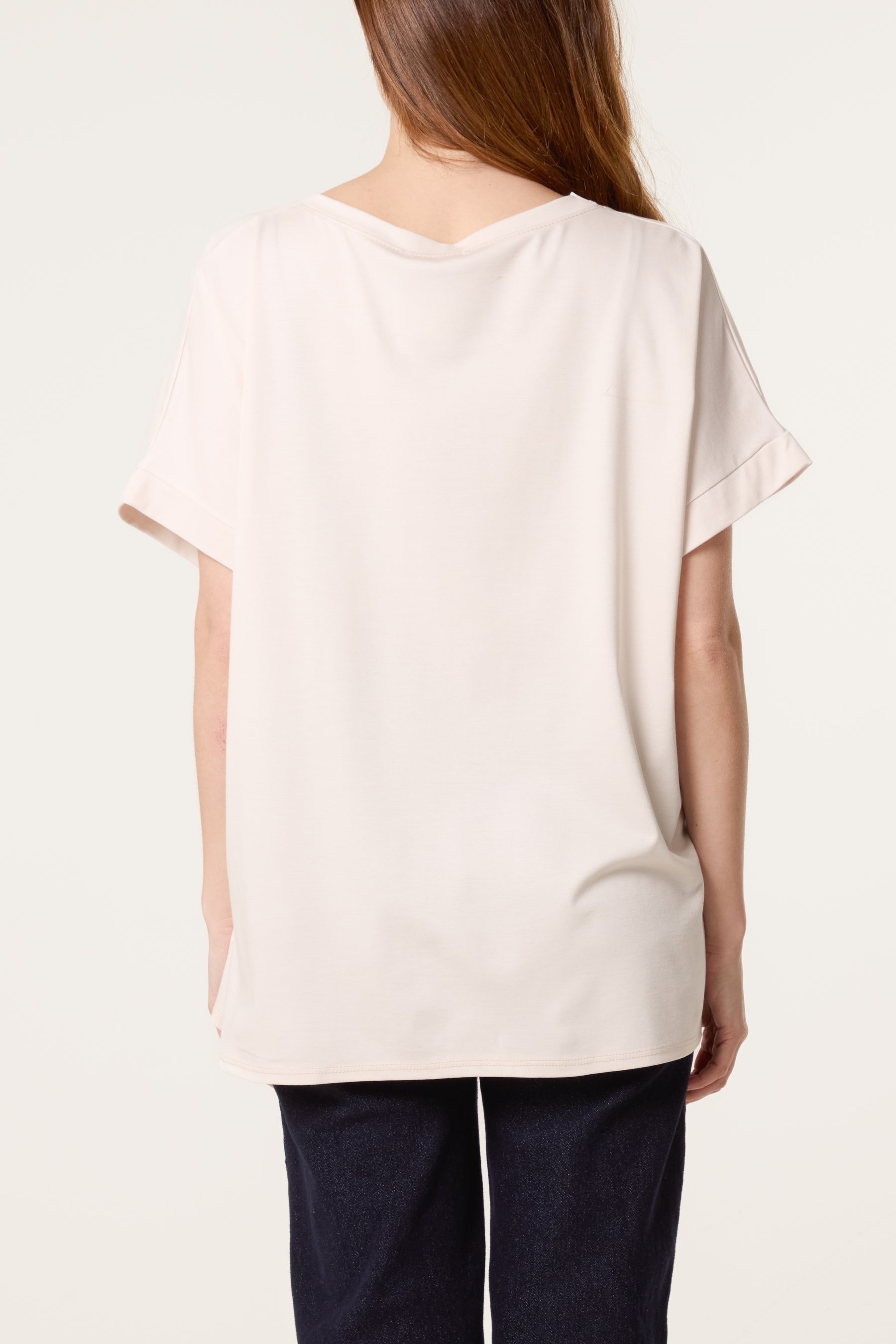 Embellished Foil Flower T-Shirt