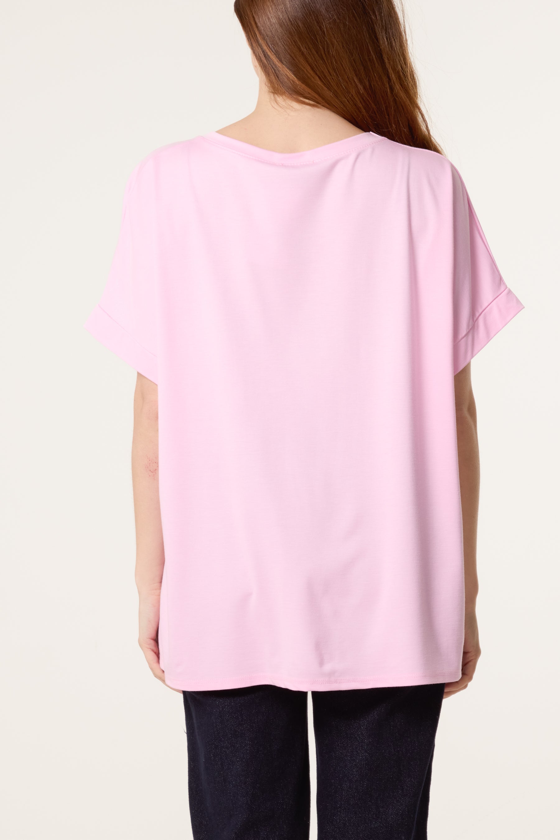 Embellished Foil Flower T-Shirt