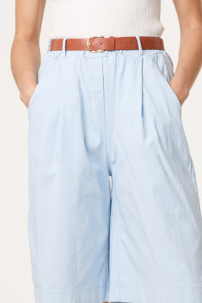 Belted Begaline Bermuda Trousers