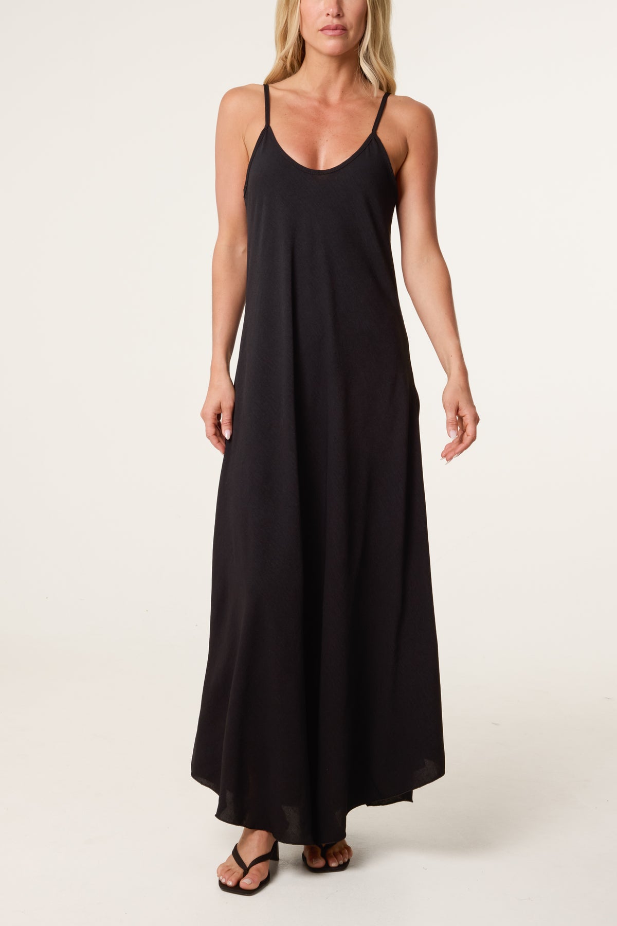 Cami Strap Swing Maxi Dress
