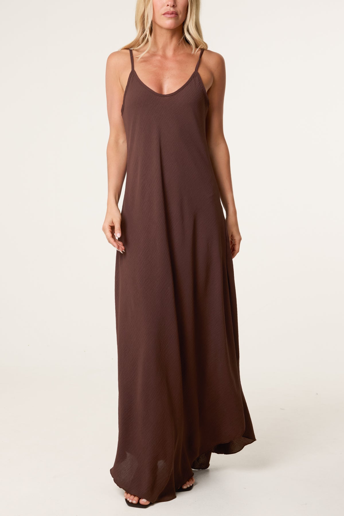 Cami Strap Swing Maxi Dress