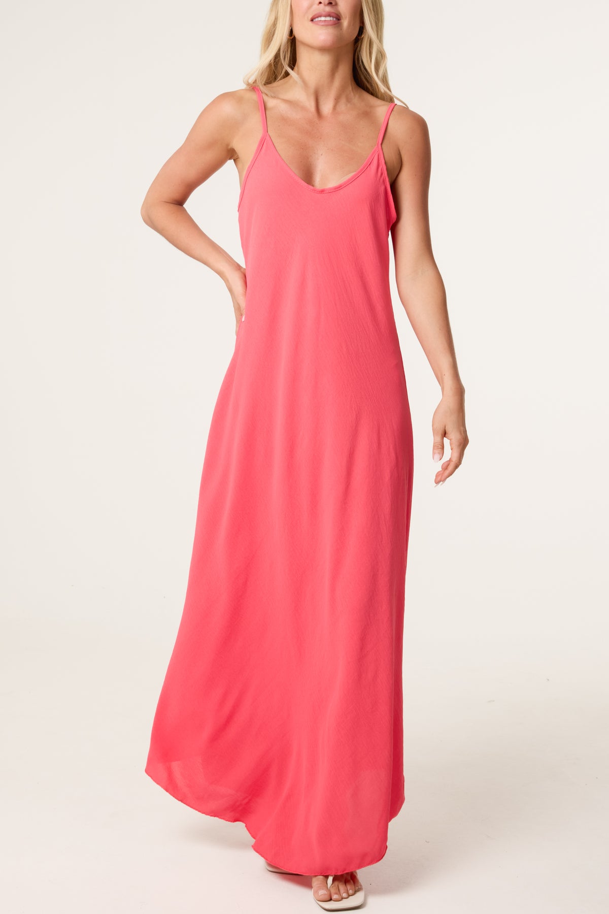 Cami Strap Swing Maxi Dress