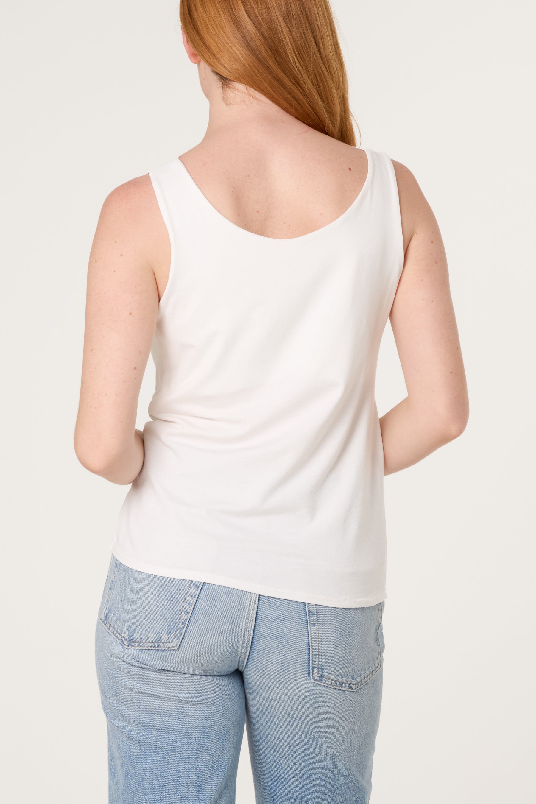 Sleeveless Cowl Neck Viscose Jersey Top