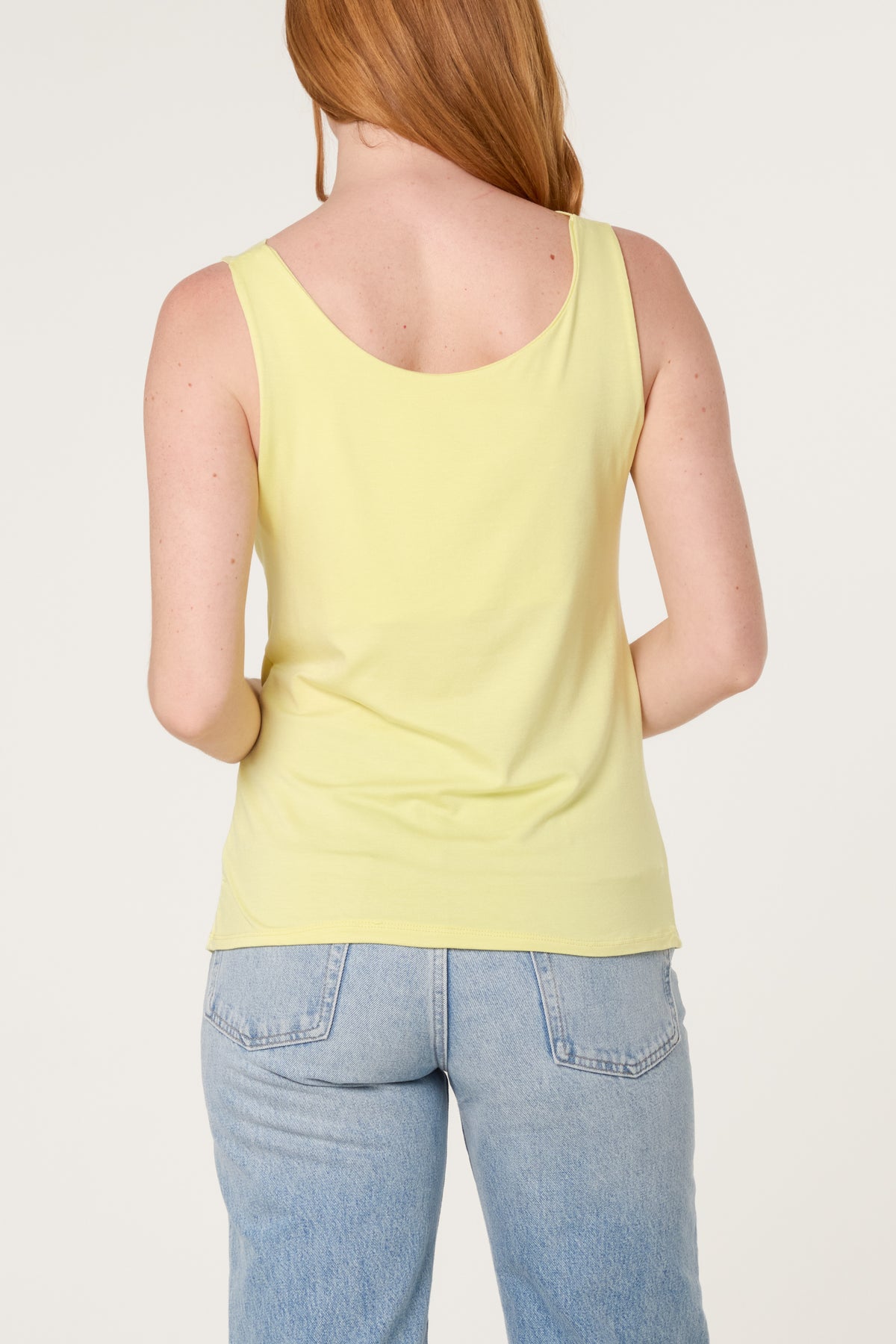 Sleeveless Cowl Neck Viscose Jersey Top