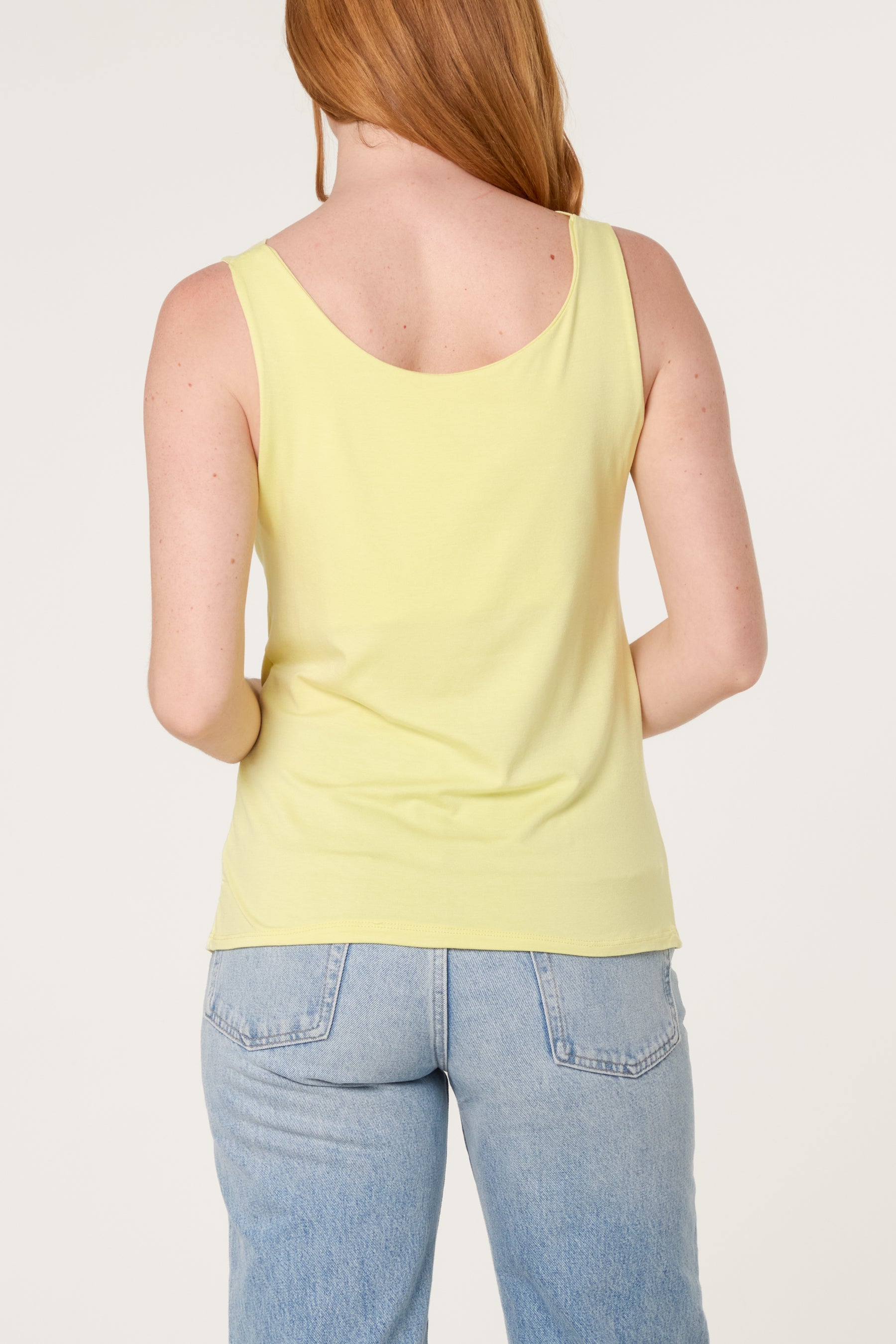 Sleeveless Cowl Neck Viscose Jersey Top