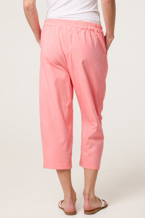 Magic Plain Stretch Capri Trousers