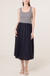 Knitted 2 in 1 Midi Dress