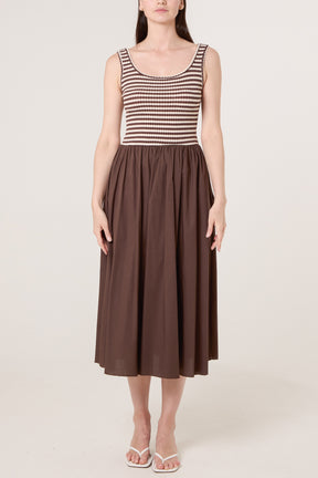 Knitted 2 in 1 Midi Dress