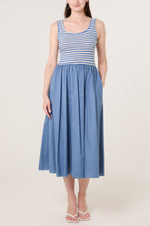 Knitted 2 in 1 Midi Dress