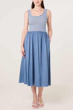 Knitted 2 in 1 Midi Dress