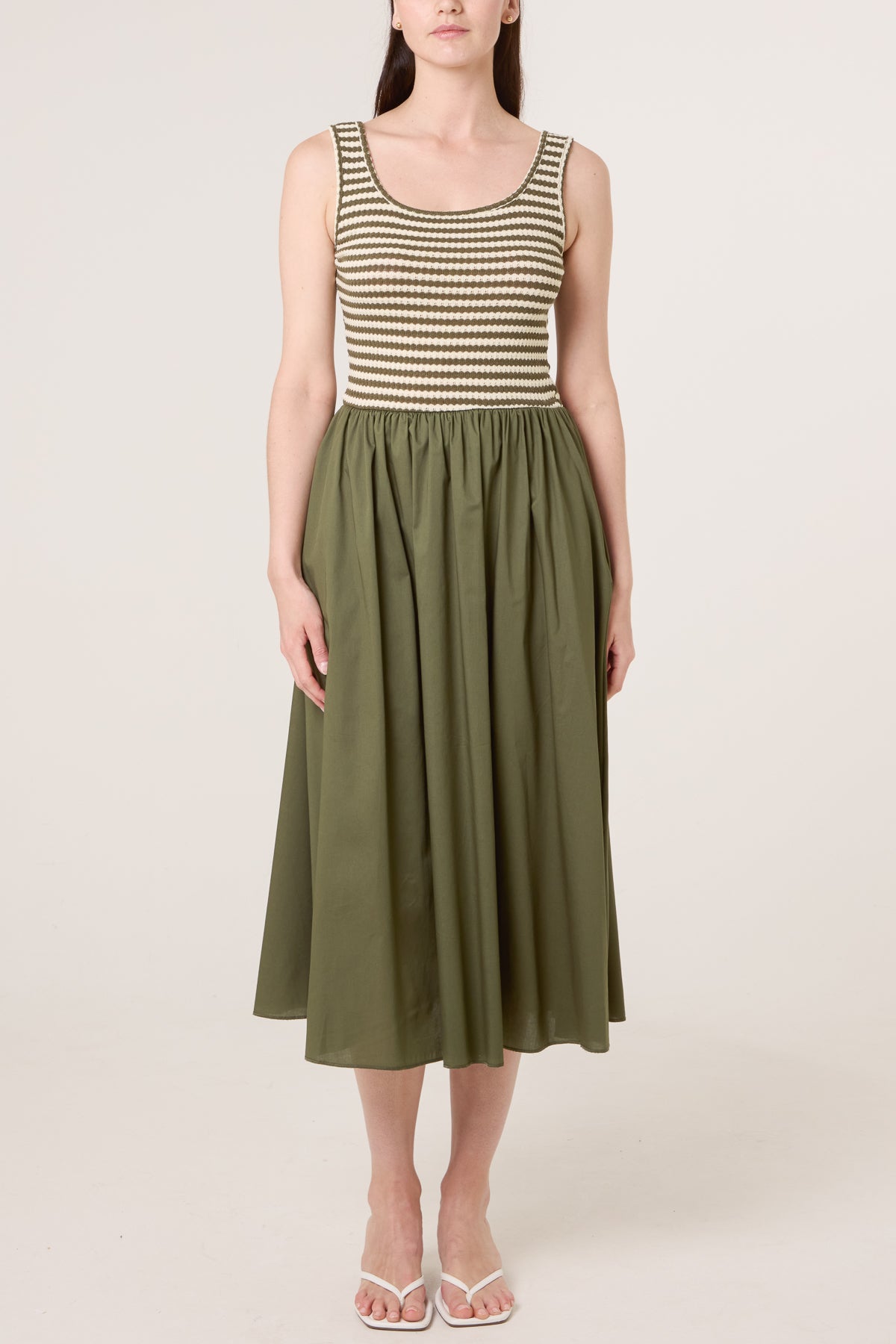 Knitted 2 in 1 Midi Dress