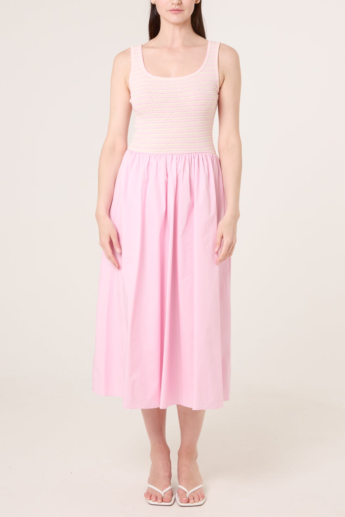 Knitted 2 in 1 Midi Dress