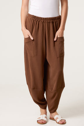 Light Weight Front Pocket Harem Trousers