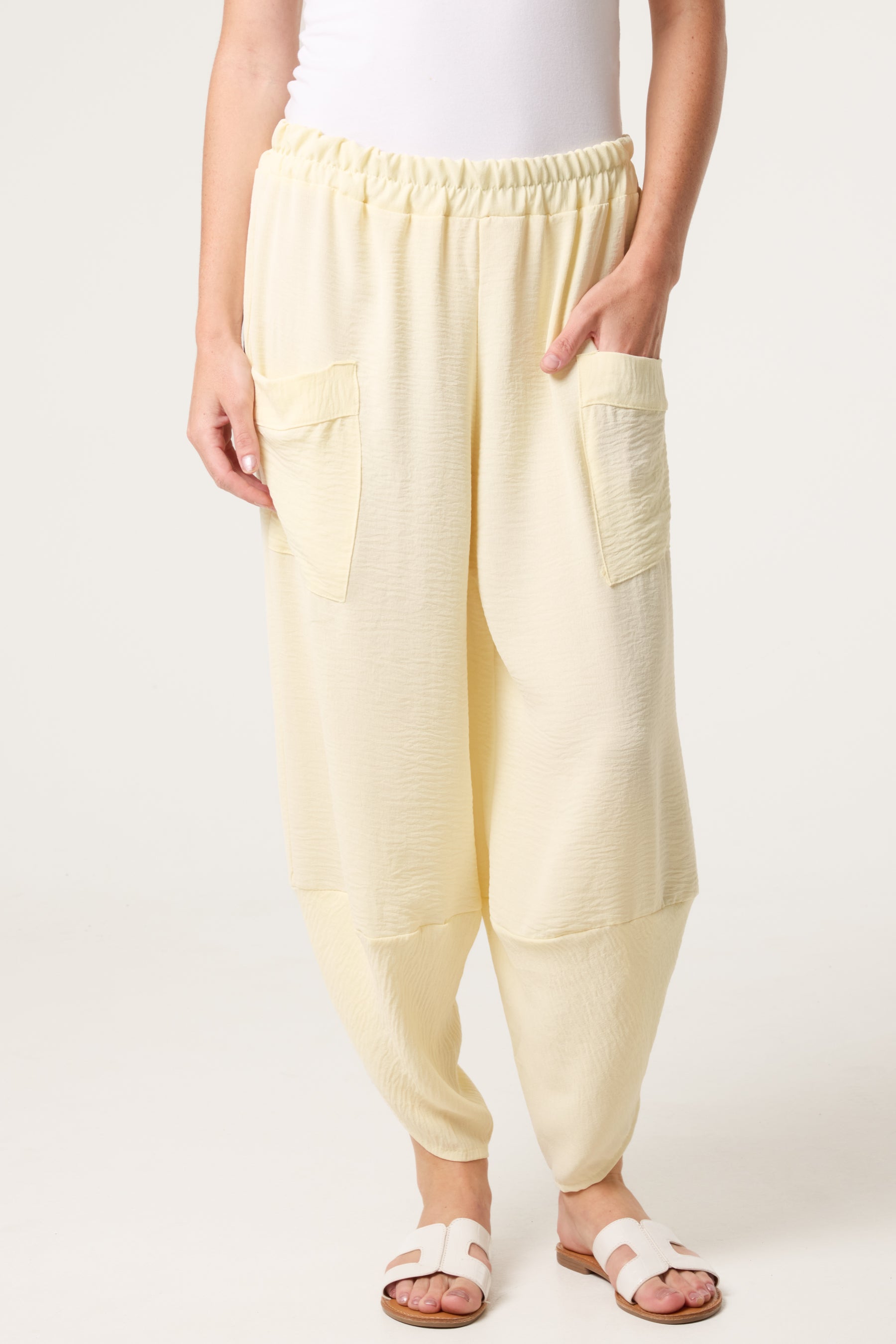 Light Weight Front Pocket Harem Trousers