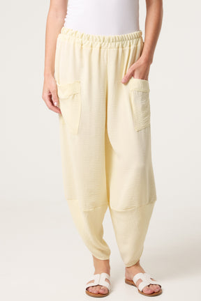 Light Weight Front Pocket Harem Trousers